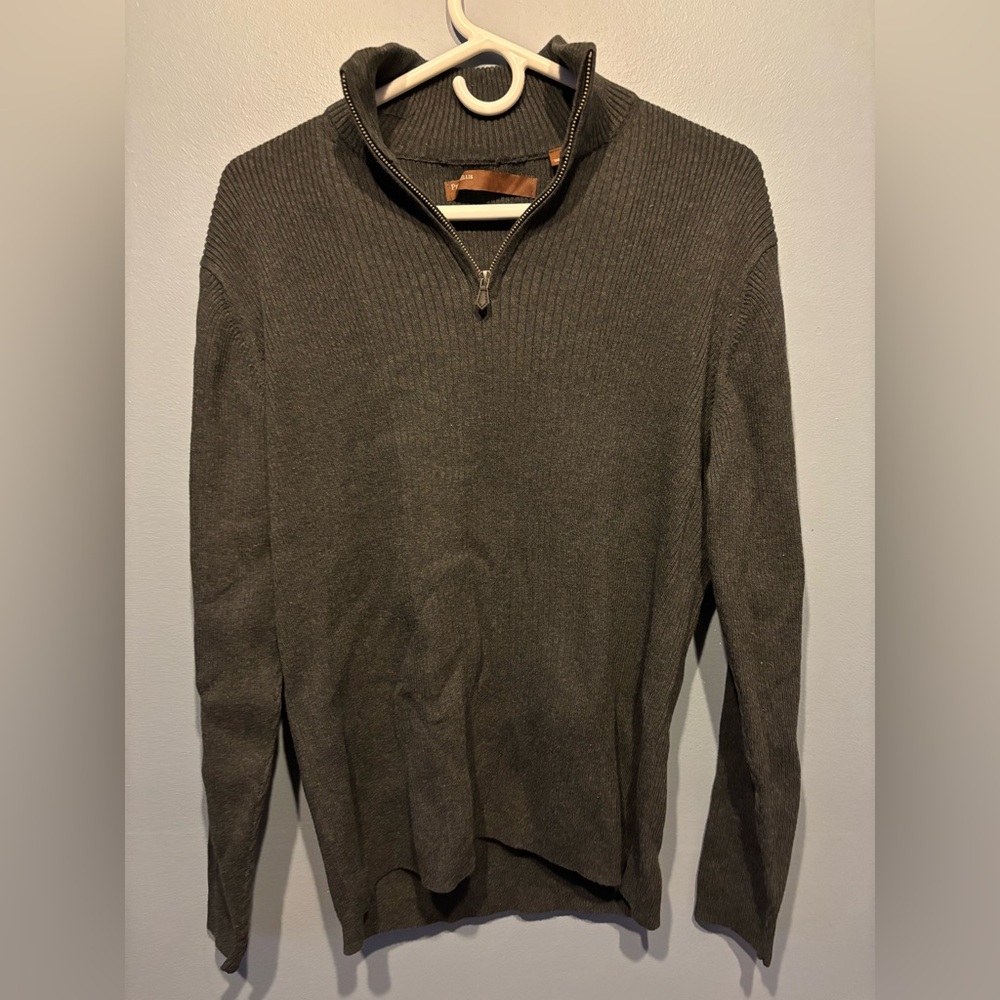 Perry Ellis 1/4 zip pullover sweater men’s large